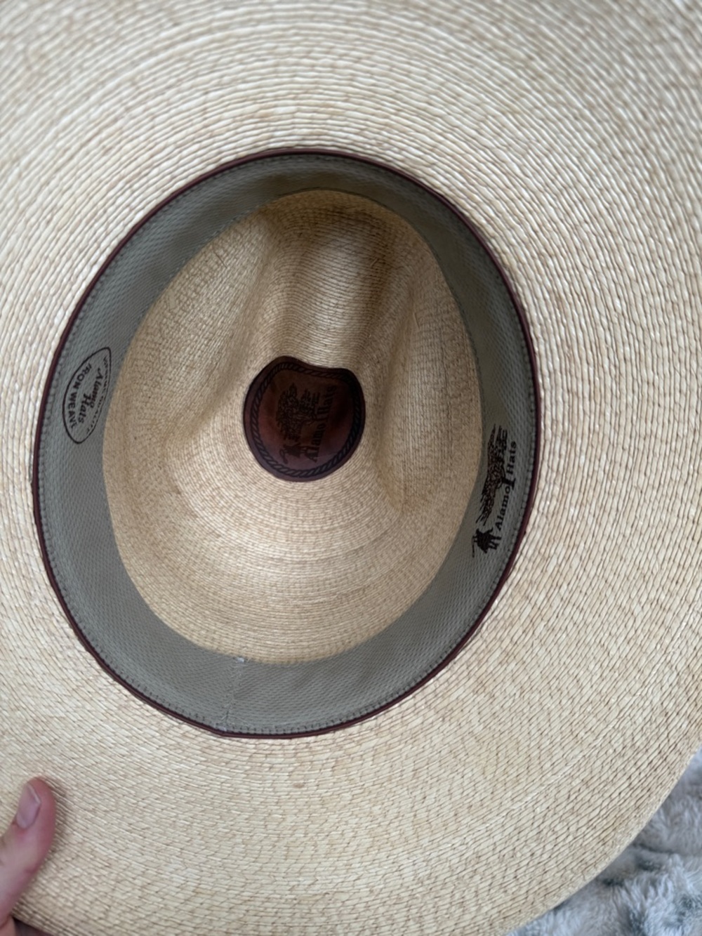 Palm western Gus hat - Picture 4 of 4